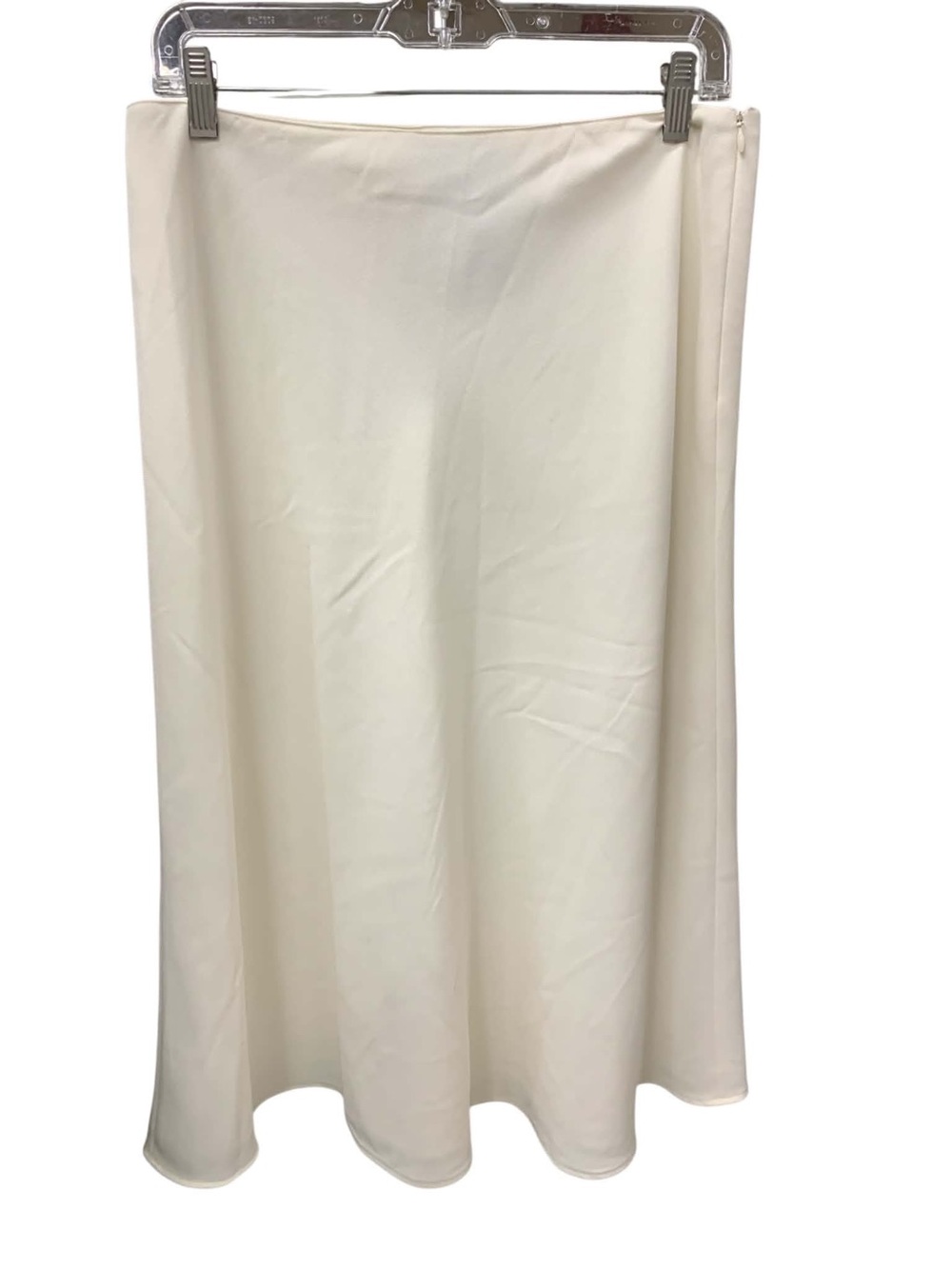 Ralph Lauren Cream A-Line Midi Skirt Size L